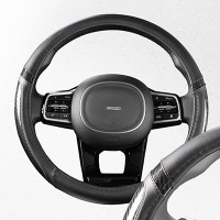 Оплетка SKYWAY Carbon-1 M ЧерноСерая экокожа